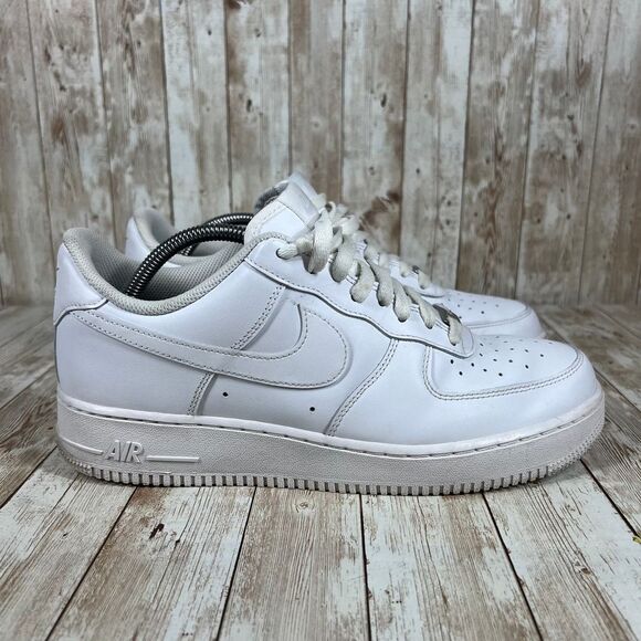 Nike Air Force 1 Flyease low Triple white mens‎ 10 cw2288 111 - Picture 1 of 8